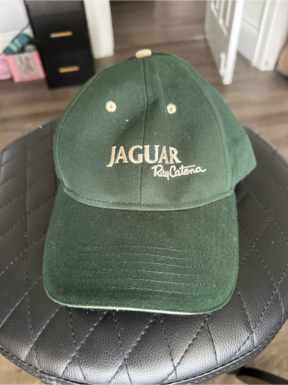 Jaguar Ray Catena Green Embroidered Adjustable Baseball Hat – OTTO